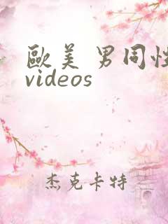 欧美 男同性 videos