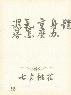 湿气重身体起疙瘩怎么办