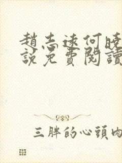 赵志远何晓雨小说免费阅读最新章节