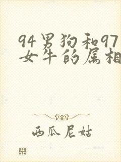 94男狗和97女牛的属相配吗