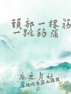 头部一根筋一跳一跳的痛