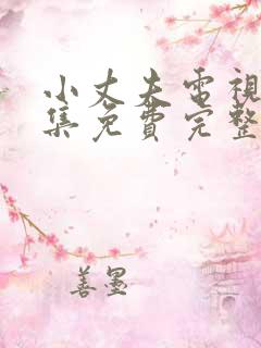 小丈夫电视剧全集免费完整版在线观看