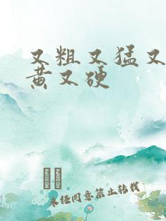 又粗又猛又色又黄又硬