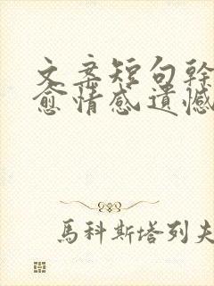 文案短句干净治愈情感遗憾