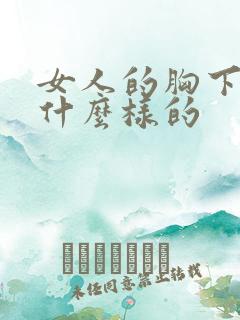 女人的胸下垂是什么样的