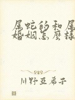 属蛇的和属猴的婚姻怎么样