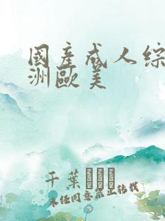 国产成人综合亚洲欧美