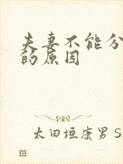 夫妻不能分床睡的原因