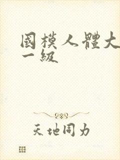 国模人体大尺度一级