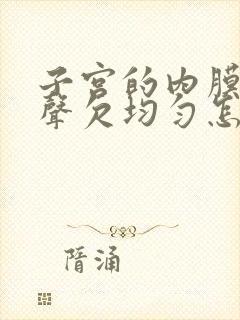 子宫的内膜厚回声欠均匀怎么办