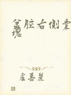 盆腔右侧囊性肿块