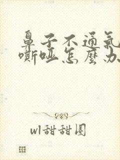 鼻子不通气声音嘶哑怎么办