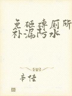 免砸砖厕所防水补漏防水