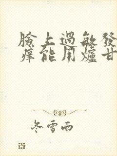 脸上过敏发红发痒能用炉甘石吗