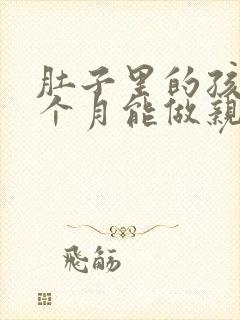 肚子里的孩子几个月能做亲子鉴定