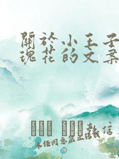 关于小王子与玫瑰花的文案