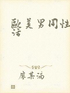 欧美男同性恋生活