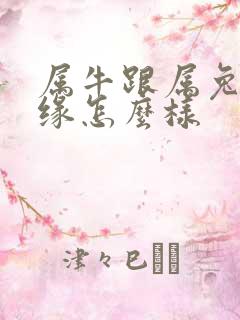 属牛跟属兔的姻缘怎么样