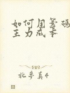 如何用筹码峰找主力成本