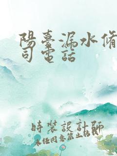 阳台漏水修补公司电话