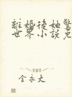 离婚后她惊艳了世界小说免费