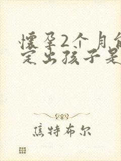 怀孕2个月能鉴定出孩子是谁的吗