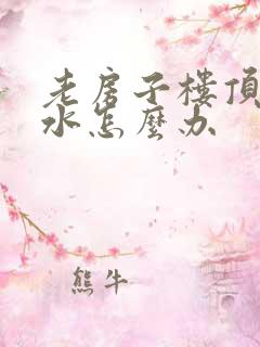 老房子楼顶老漏水怎么办