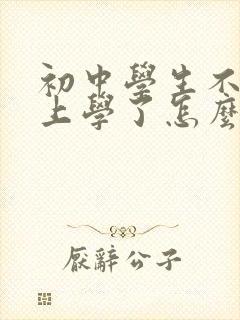 初中学生不愿意上学了怎么办