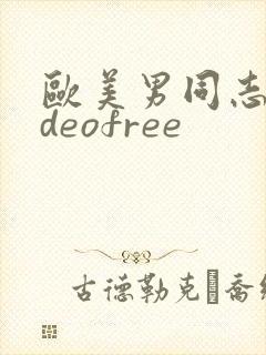 欧美男同志videofree
