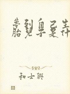 梦到自己生双胞胎儿子是什么意思