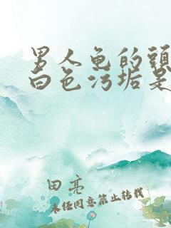 男人龟的头部有白色污垢是什么原因