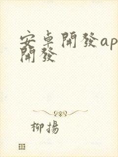 安卓开发app开发