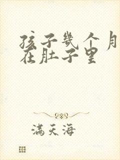 孩子几个月会动在肚子里