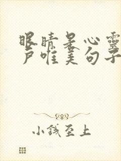 眼睛是心灵的窗户唯美句子