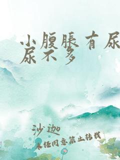 小腹胀有尿意却尿不多