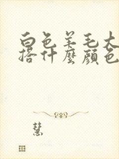 白色羊毛大衣内搭什么颜色好看