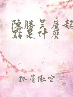 陈胜吴广起义特点是什么