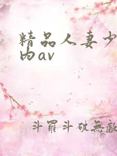 精品人妻少妇国内av