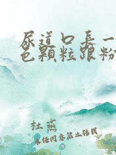 尿道口长一个白色颗粒跟粉刺似的