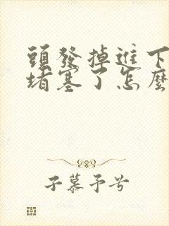 头发掉进下水道堵塞了怎么办