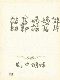 描写妈妈做饭的细节描写片段200字