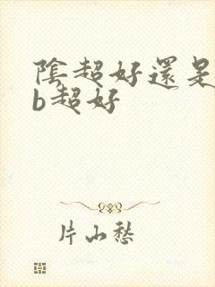 阴超好还是腹部b超好