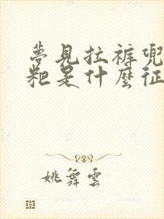 梦见拉裤兜子粑粑是什么征兆