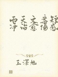 雨天文案短句干净治愈伤感