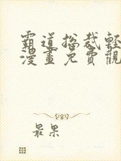 霸道总裁轻点爱漫画免费观看下拉式