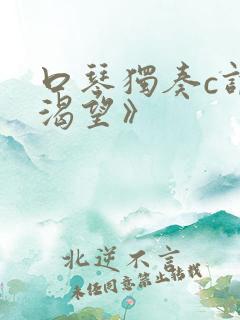 口琴独奏c调《渴望》