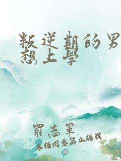 叛逆期的男孩不想上学