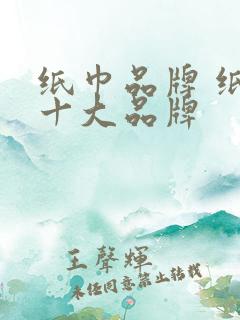 纸巾品牌 纸巾十大品牌