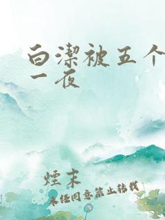 白洁被五个人玩一夜