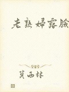 老熟妇露脸影片